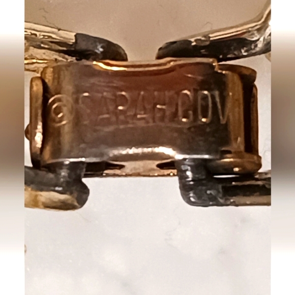 VINTAGE 1960s SARAH COVENTRY GOLDEN CLUSTER GRAPES BRACLET - Picture 5 of 5